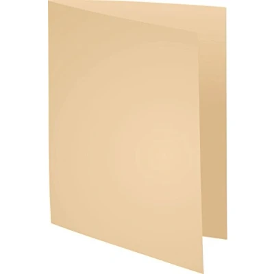 Abbildung von Exacompta 421002E 100er Pack Aktendeckel Forever. Aus Recycling Karton für DIN A4 elfenbein Hefter ideal das Büro und Schule die mobile Organisation