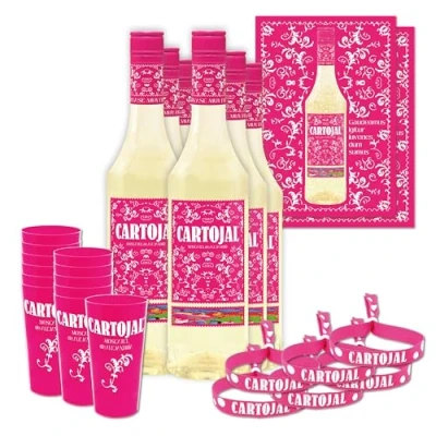 Abbildung von Cartojal Semi Profesional Pack 6 Flaschen 75 cl Sortenreiner Moscatel Likörwein (PET Flasche)