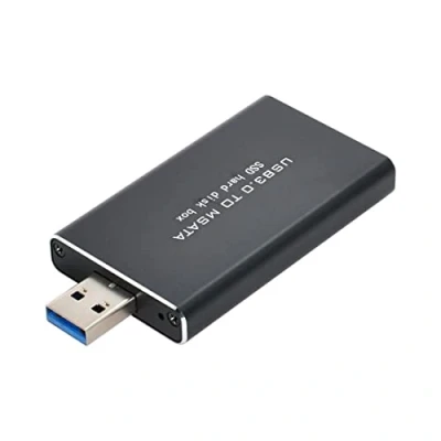 Abbildung von chenyang USB 3.0 auf mSATA SSD Festplatte BOX Mini PCI E 1.8&quot; 52Pin Gehäuse Adapter