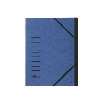 Abbildung von Pagna Ordnungsmappe 12 teilig aus Pressspan, 4005902, 1 Stück,blau