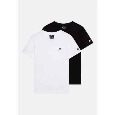Abbildung von Champion CREW NECK Unisex 2 PACK Tshirt basic für Kinder, Größe: 102/107, White