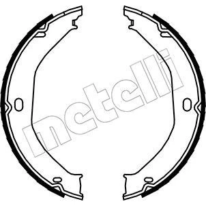 Abbildung von Bremsbackensatz, Feststellbremse METELLI 53 0360