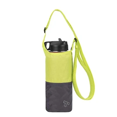 Abbildung von Travelon Packbare Wasserflasche Tragetasche, Limetten/Grau (Grün) 43441 410