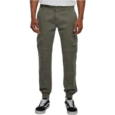 Abbildung von Urban Classics Washed Jogging Cargohose, Herren, Größe: 33, Grey