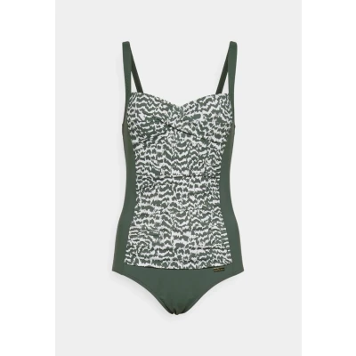 Abbildung von Lascana Swimsuit Badeanzug, Damen, Größe: 42xD, Oliv