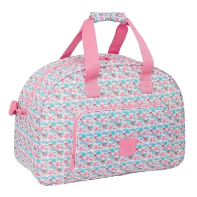 Abbildung von Safta Moos Flores Sporttasche, Rucksack, ideal für Kinder verschiedener Altersgruppen, bequem und vielseitig, Qualität Widerstandsfähigkeit, 48 x 21 33 cm, Mehrfarbig, bunt, Estándar, Lässig