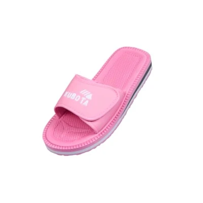 Abbildung von Kubota Badelatschen Damen für Sauna Strand und Badeschuhe Badeschlappen Dusch Anti Rutsch Schuhe fur Puderrosa 40