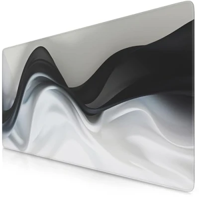 Abbildung von TITANWOLF XXL Speed Gaming Mauspad 900 x 400mm Mousepad Tischunterlage Large Size verbessert Präzision und Geschwindigkeit Modern Wave