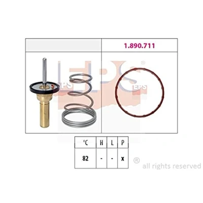 Abbildung von EPS 1.880.736 Kühlwasserthermostat 82 Made in Italy OE Equivalent ohne Gehäuse SUZUKI: Splash, OPEL: Agila B