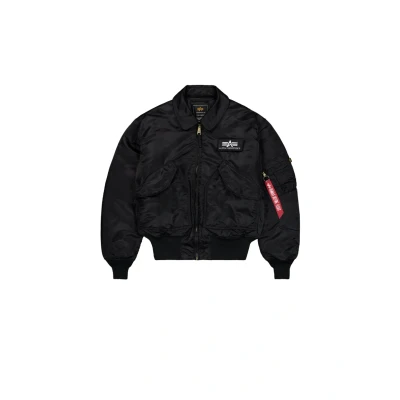 Abbildung von Alpha Industries CWU Bomberjacke, Herren, Größe: Small, Schwarz