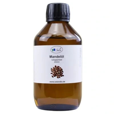 Abbildung von Sala Mandelöl kaltgepresst konv. Prunus Dulcis (250 ml Glasflasche)