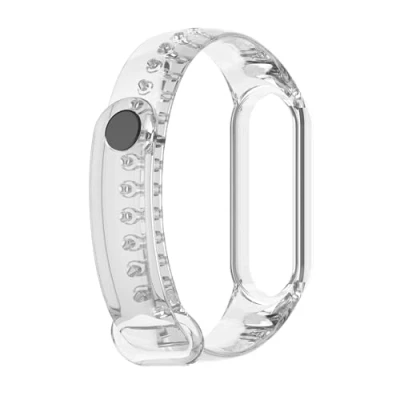 Abbildung von INF Transparentes Armband TPU Kompatibel mit Xiaomi Mi Band 5/6 für Männer Frauen