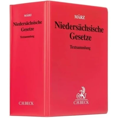 Abbildung von Niedersächsische Gesetze (ohne Fortsetzungsnotierung). Inkl. 121. Ergänzungslieferung