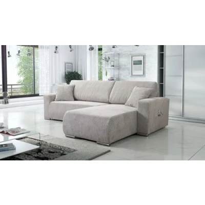 Abbildung von Kuechen preisbombe Sofa Couch Ecksofa Eckcouch Wohnlandschaft Schlaffunktion Lincoln Cord Bezug
