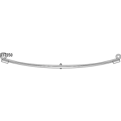 Abbildung von CS Germany 10.337.350.00 Blattfeder Hinterachse MERCEDES BENZ: Sprinter 3 T Pritsche/Fahrgestell, Kastenwagen, Bus