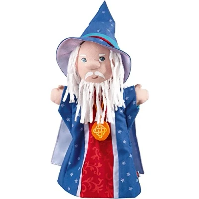 Abbildung von HABA Handpuppe Zauberer Kuscheltier für Kinder, Größe: One Size, Multi coloured