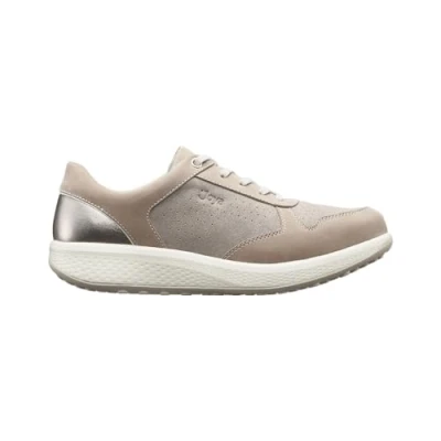 Abbildung von JOYA Britt Beige, Damensneaker aus Nubukleder für gesundes, entspanntes Gehen im Alltag, schicke Freizeitschuhe in Beige