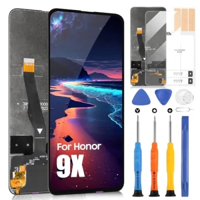Abbildung von LCD Display für Huawei Honor 9X/Honor 9X Pro/Y9s Touch Digitizer Ersatz Bildschirm Assembly mit Reparatur Kit (Schwarz)