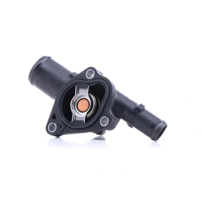 Abbildung von FAE 5321889 Kühlwasserthermostat 89 mit Dichtungen, Temperaturgeber Gehäuse Kunststoff Deckel RENAULT: Modus / Grand Modus, CLIO 3, Kangoo I