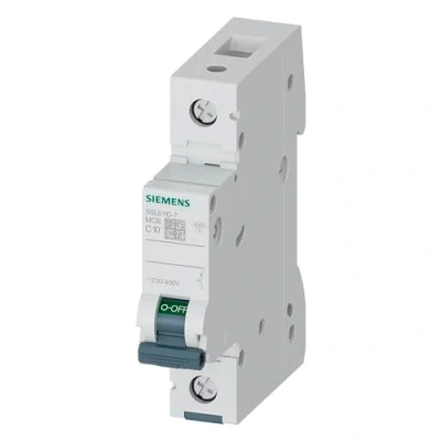 Abbildung von SIEMENS Ingenuity for life Leitungsschutzschalter 6kA 1 polig Typ C 10A, 5SL6110 7