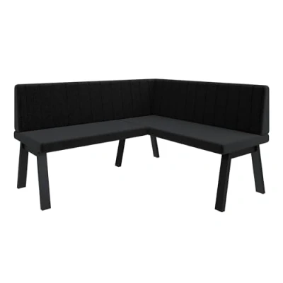 Abbildung von Eckbank Akiko Metal A Eckbankgruppe für Ihrem Esszimmer, Küche modern, Sitzecke, Essecke. Perfekt Küche, Büro und Rezeption. Solide Starke Verarbeitung. (168x142 Rechts Inari100)