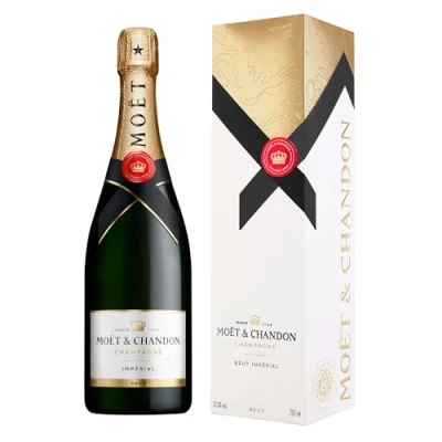 Abbildung von Moët &amp; Chandon Impérial Brut Champagner in Geschenkverpackung, 0,75L