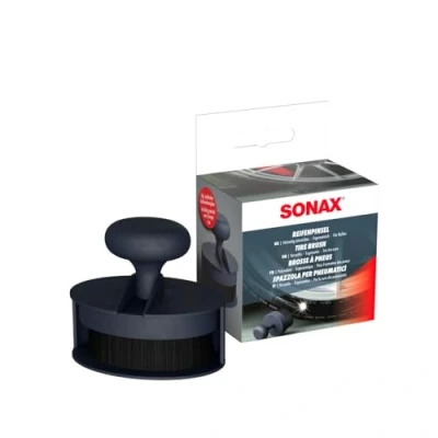 Abbildung von SONAX ReifenPinsel (1 Stück) für das präzise Auftragen und gleichmäßige Verteilen von Reinigungs Pflegeprodukten Art Nr. 04190410
