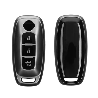 Abbildung von kwmobile Schlüsseltasche Autoschlüssel Hülle für Nissan (1 tlg), Schlüsselhülle Silikon Case Schlüssel Cover