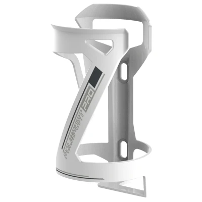 Abbildung von POLISPORT 8646400006 Flaschenhalter Modell Side CAGE PRO für MTB Fahrrad, leicht, widerstandsfähig und schnell zu montieren in Weiß/Grün