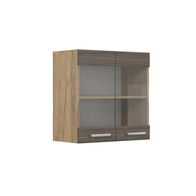Abbildung von Vicco Küchenglashängeschrank R Line, Edelgrau, 60 cm