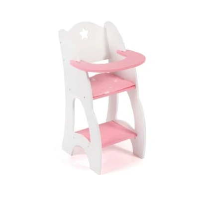Abbildung von Bayer Chic 2000 Puppen Hochstuhl in Stars pink