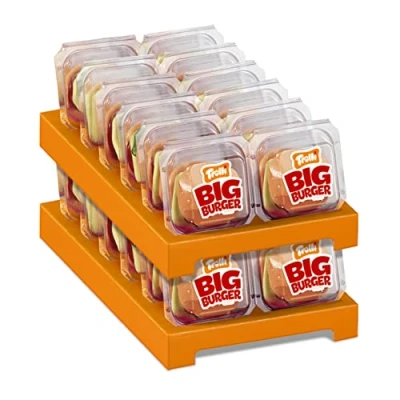 Abbildung von 24x Trolli XXL Burger Fruchtgummi á 50g=1200g MHD:3/21