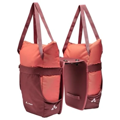 Abbildung von Vaude Twinshopper (UNIKLIP 2) Umhängetasche, Größe: One Size, Hotchili