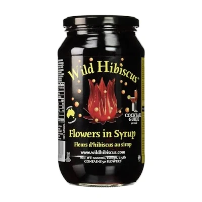 Abbildung von Wild Hibiscus Flower 50 Hibiskusblütenkelche in Sirup, 1er Pack (1 x 1.1 kg)