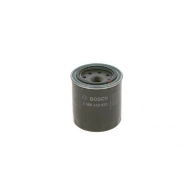 Abbildung von BOSCH 0 986 452 036 Ölfilter M 20 x 1,5 mit zwei Rücklaufsperrventilen Anschraubfilter HONDA: CIVIC 6 Stufenheck, Jazz 2 Schrägheck, PRELUDE 3