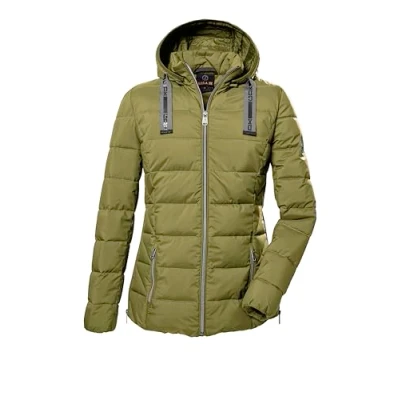 Abbildung von G.I.G.A. DX Damen Steppjacke mit abknöpfbarer Kapuze GW 4 WMN QLTD JCKT, waldgrün, 42, 41341 000