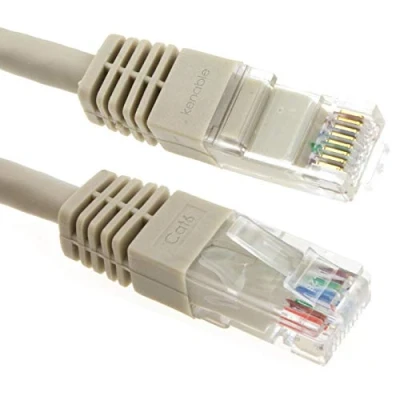 Abbildung von Ethernet Netzwerk Kabel CAT6 Gigabit RJ45 Kupfer Internet Patchkabel Anschlusskabel Grey 6 m [6 Meter/6m]