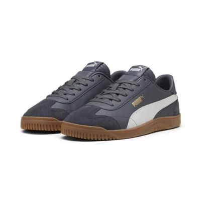 Abbildung von Puma CLUB 5V5 Unisex Sneaker low, Größe: 42.5, Galactic gray/feather gray/gold Leder und lederimitat