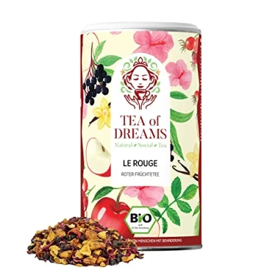 Abbildung von Früchtetee Bio &quot;Le Rouge&quot; dunkler Früchte Tee zuckerfrei loser 120g
