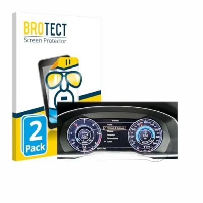 Abbildung von BROTECT (2 Stück Schutzfolie für Volkswagen Arteon 2017 Active Info Chockpit 12.3&quot; Displayschutz Folie Ultra Klar