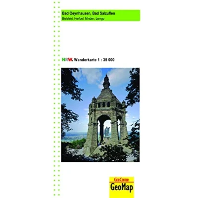 Abbildung von Bad Oeynhausen, Salzuflen Wanderkarte 1:35 000: Bielefeld, Herford, Minden, Lemgo