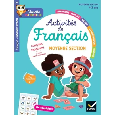 Abbildung von Chouette Maternelle Activités de français Moyenne Section 4 ans: entrainement Par Matière