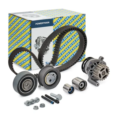 Abbildung von SNR KDP457.730 Wasserpumpe + Zahnriemensatz VOLKSWAGEN: Tiguan I, Touran Passat B6 Variant, AUDI: A4 B8 Avant, A3 Schrägheck, Sportback