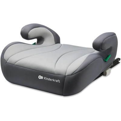 Abbildung von Kinderkraft I BOOST Kindersitz 135 150cm Size, Sitzerhöhung von 9 bis 12 Jahre, Einfache montage, ergonomische Haltung, zusätzlichen Schaumstoff, Grau