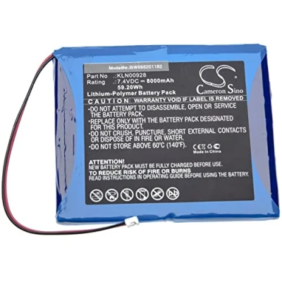 Abbildung von vhbw Akku kompatibel mit Trimble SPS852 Modular Receiver, SPS855 Receiver Messgerät (8000mAh 7,4V Li Polymer)