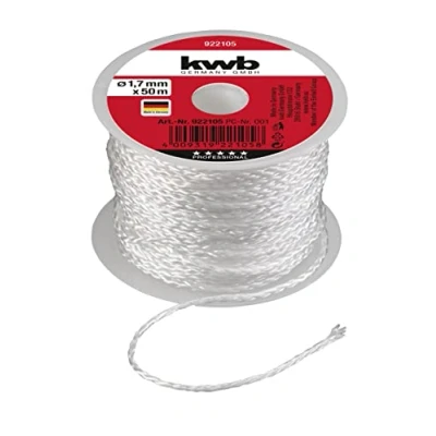 Abbildung von kwb 922105 Maurerschnur 1,7 mm Weiß 50 m (922105)