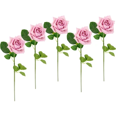 Abbildung von I.GE.A. Kunstblume &quot;Rose&quot;, 5er Set künstliche Rosen, Seidenrosen, Bouquet, Kunstzweig, Kunstrose