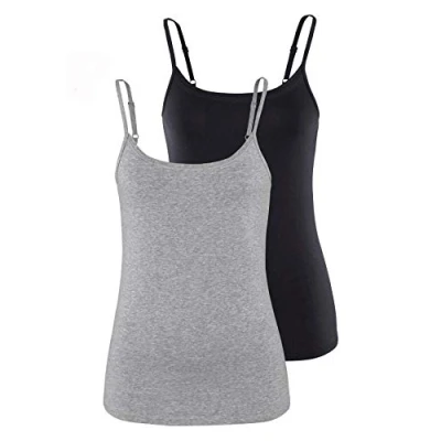 Abbildung von Lascana 2 PACK Top, Damen, Größe: 36/38, Grau meliert