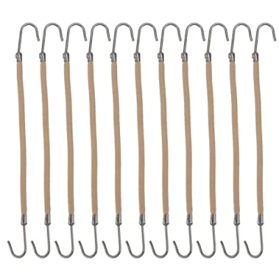 Abbildung von Frcolor 20 stücke Pferdeschwanz Haken Elastische Bänder Hair Styling Stirnband Claw Haarspangen braid (Apricot)
