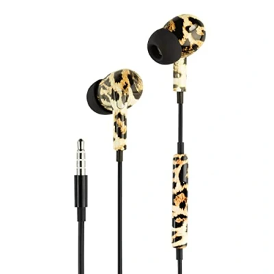 Abbildung von Music Sound Kopfhörer mit Kabel Fantasy Intra auriculaires Kabelgebundener In Ear Mikrofon 3,5 mm Klinkenstecker 1,2 m langes, verwicklungsfreies Design Animalier